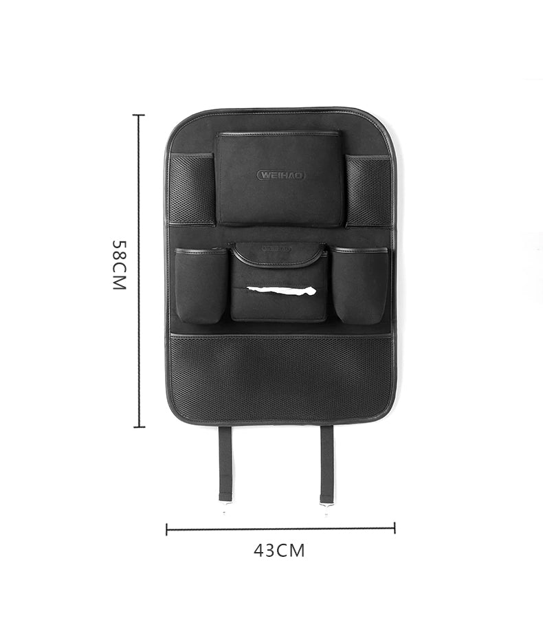 ORGANIZADOR DE ASIENTO PARA COCHE - COLOR NEGRO – Beelona